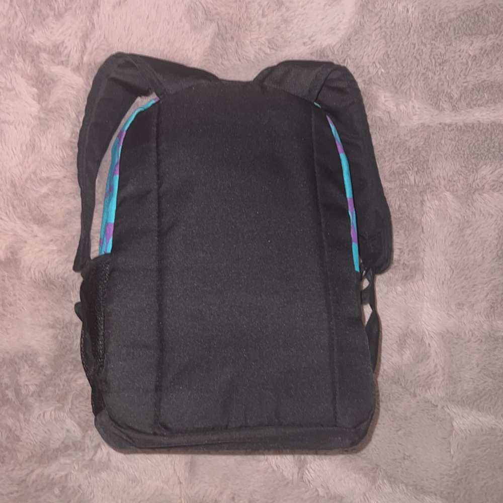Wildkin purple turquoise blue polka dot backpack 🎒school bookbag zipper pockets - Picture 6 of 11